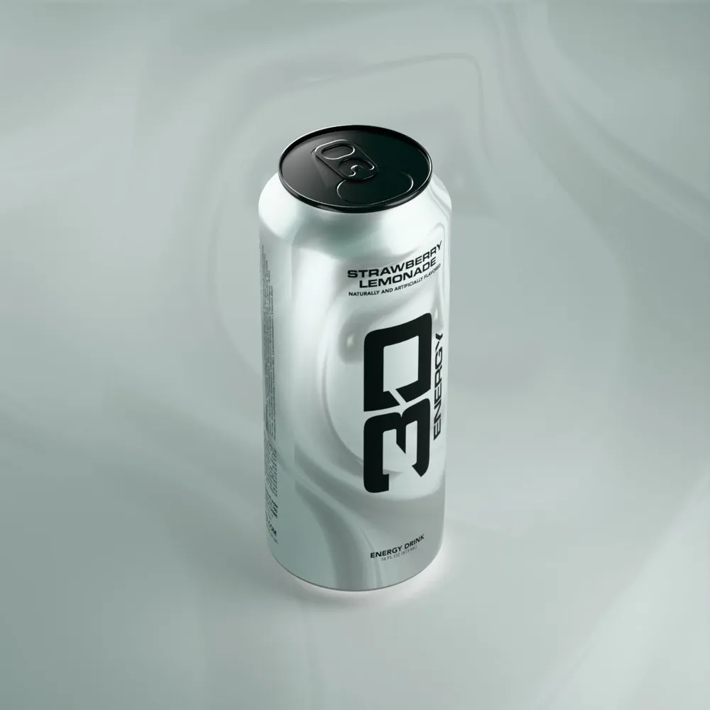 3D Energy Drink Strawberry Lemonade flavor can