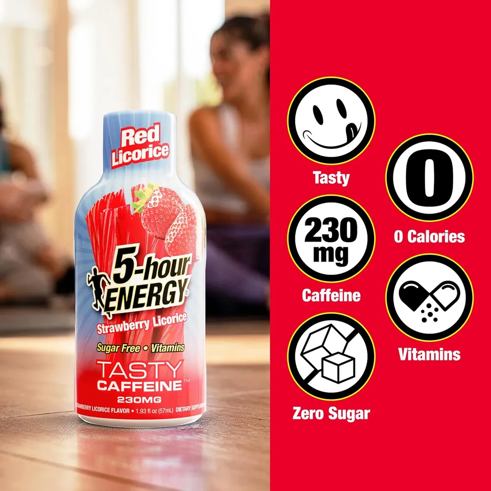 5-Hour Energy Extra Strength key product facts callout