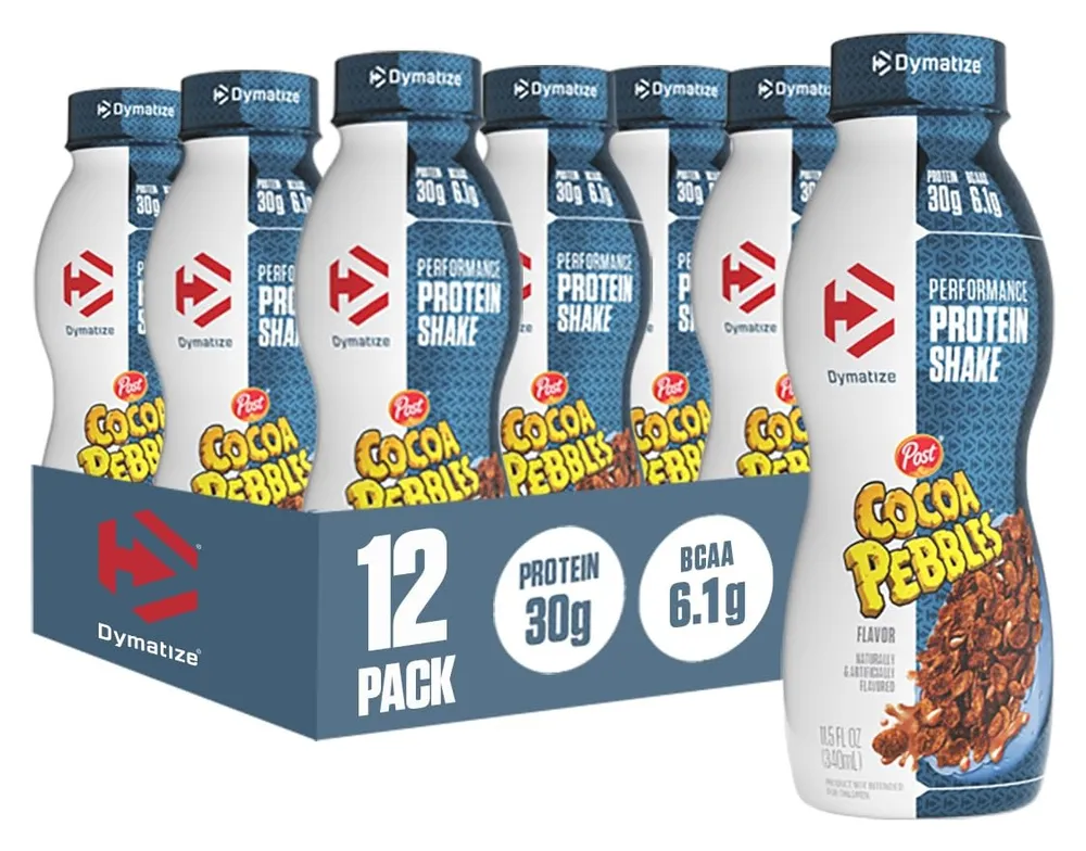 dymatize performance protein shake rtd cocoa pebbles 12 pack