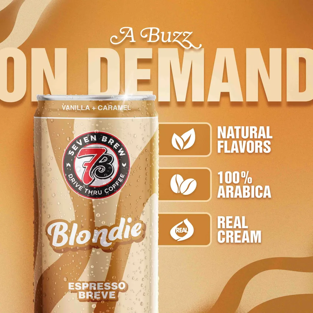 7 Brew Chilled Espresso Makes it Into Walmart 7 brew chilled espresso blondie product scene