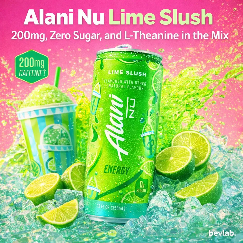 Alani Nu Energy Drink Lime Slush