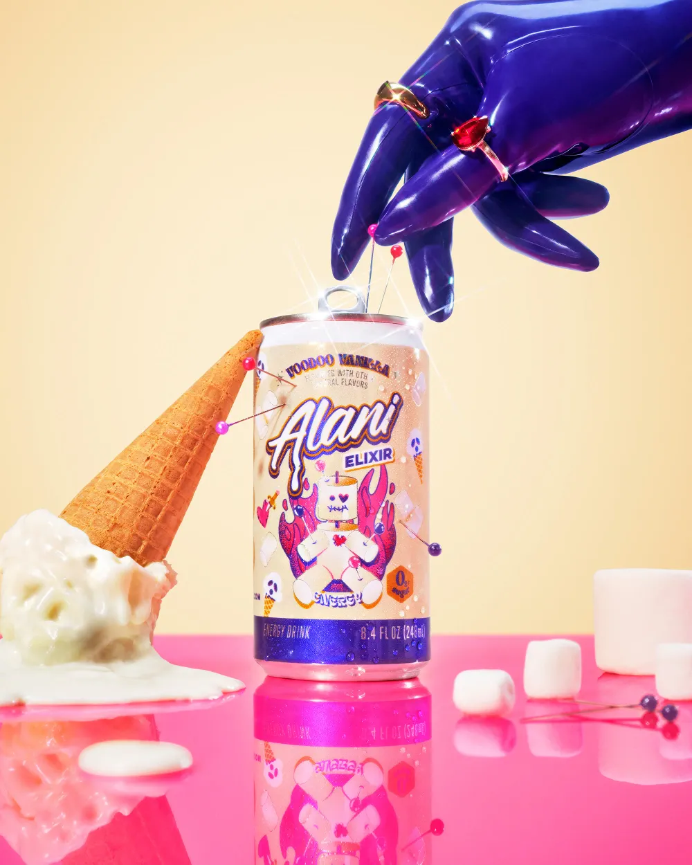 Alani Nu Voodoo Vanilla Mini Vanilla Ice Cream Marshmallow