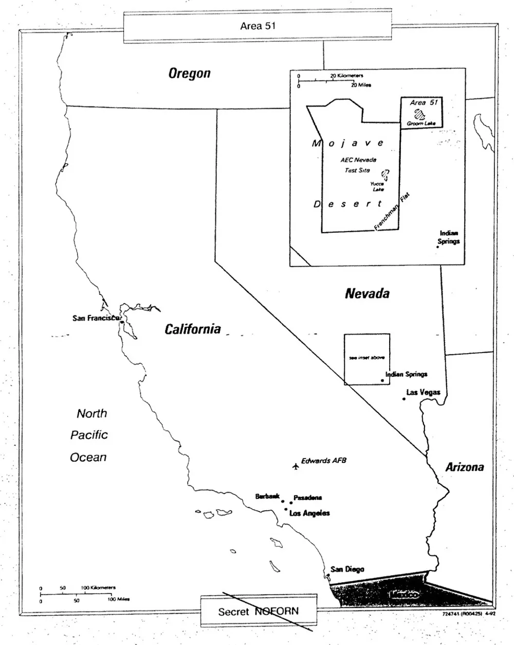Why Area 51 Energy Named Itself After America's Most Famous Secret Base area 51 cia declassified map