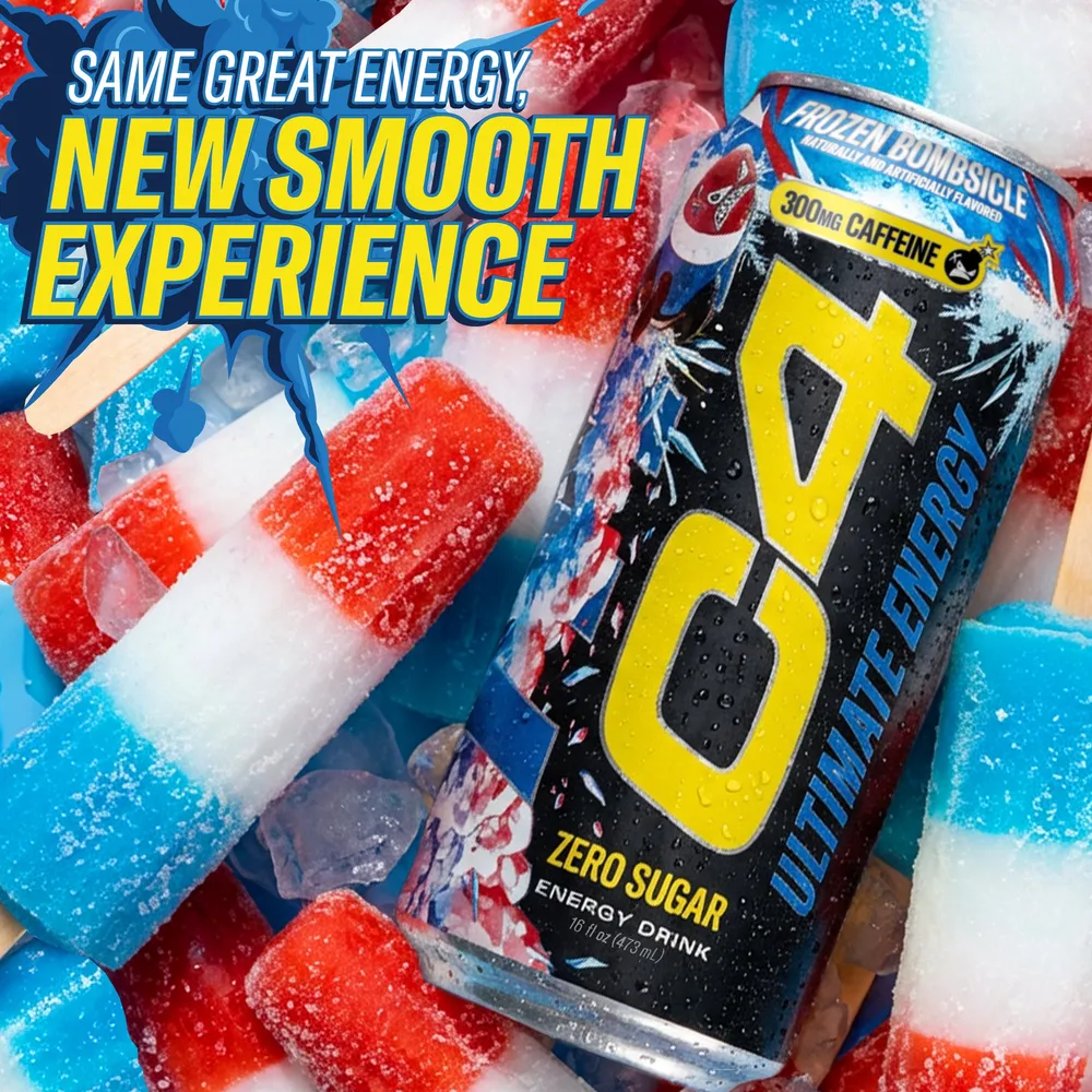 C4 Ultimate Energy Frozen Bombsicle smooth experience graphic