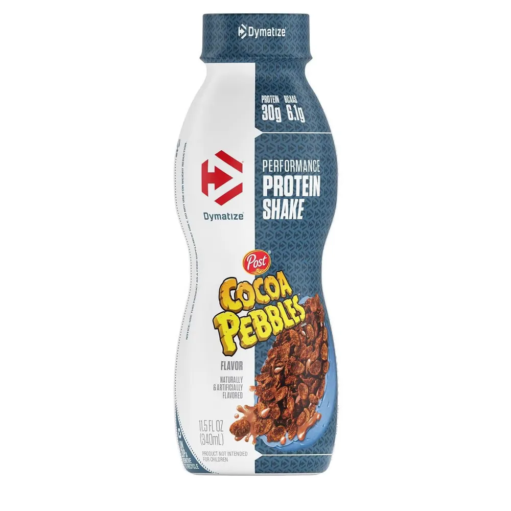 dymatize performance protein shake rtd cocoa pebbles front