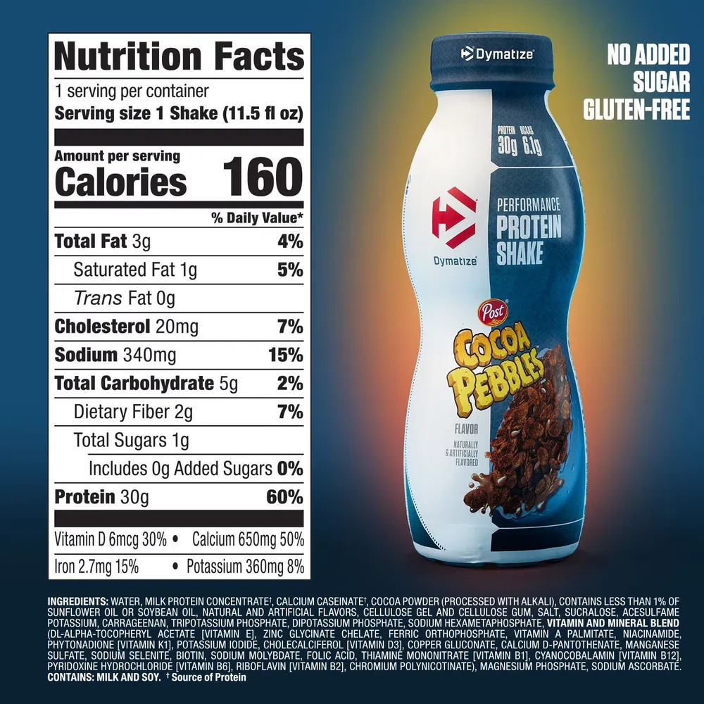 dymatize performance protein shake rtd cocoa pebbles gallery 1