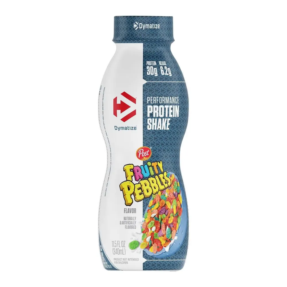 dymatize performance protein shake rtd fruity pebbles front