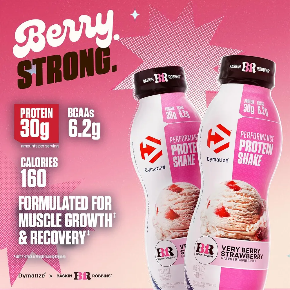 dymatize performance protein shake rtd very berry strawberry lifestyle