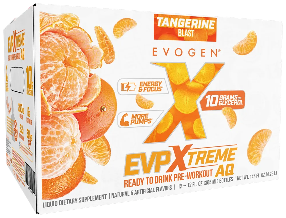 evogen evp xtreme aq rtd tangerine blast box