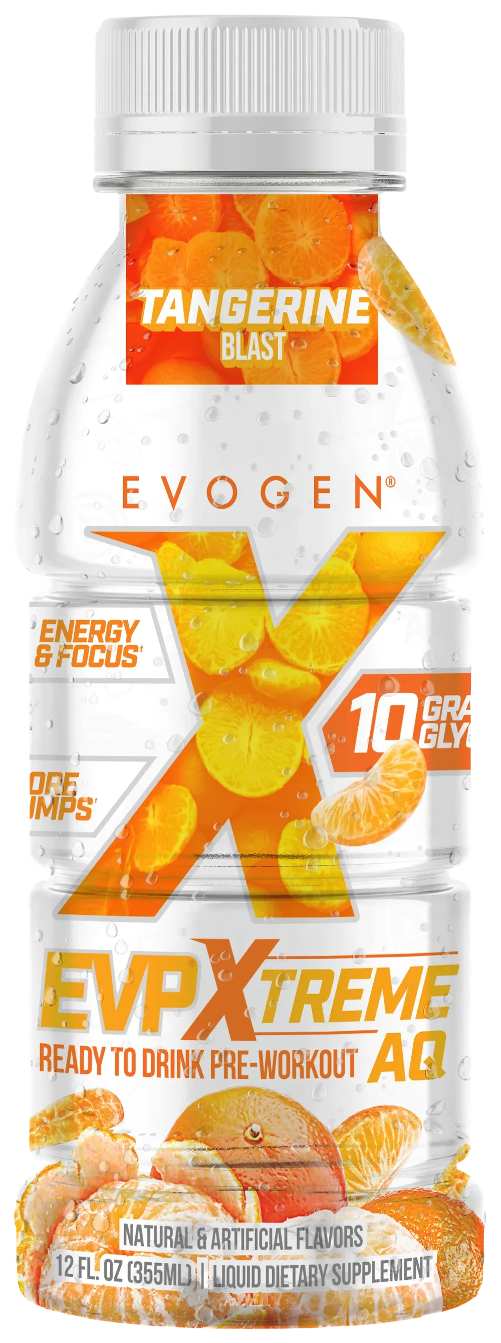 evogen evp xtreme aq rtd tangerine blast can front