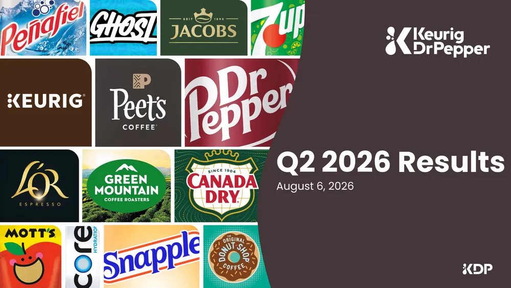 Ghost Bloom Nutrition Energy Drink And Keurig Dr Pepper 2026 Q2 Results