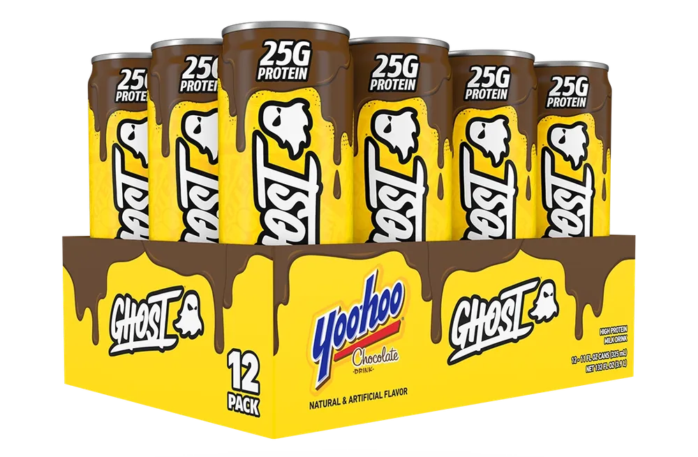 ghost protein drink case