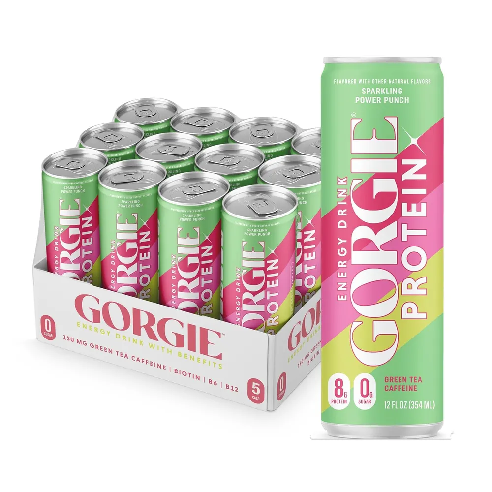 gorgie protein energy drink power punch front