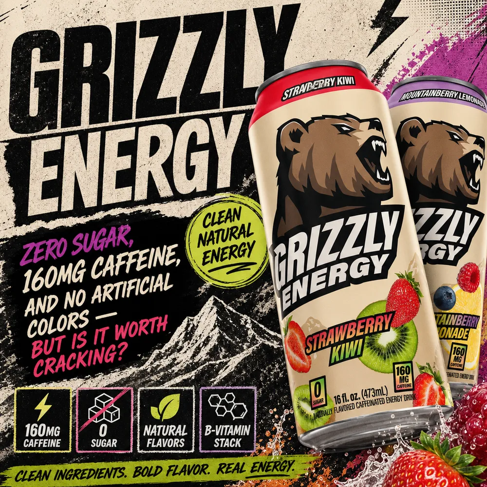 Grizzly Energy Drink Featured