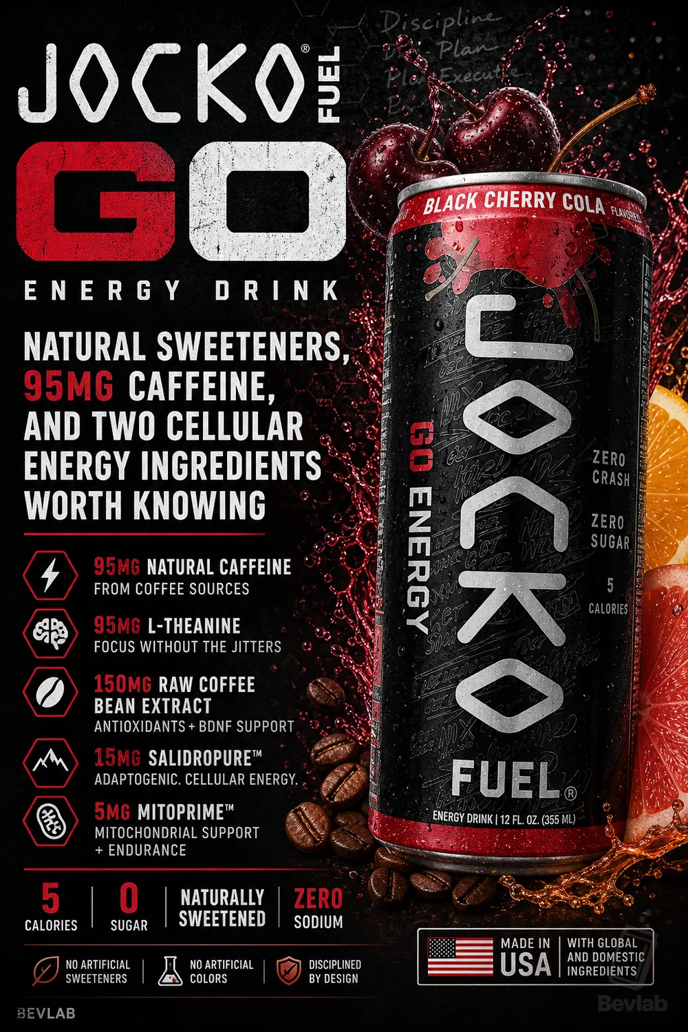 Jocko Fuel GO Gets Black Cherry Cola jocko fuel go featured brand story