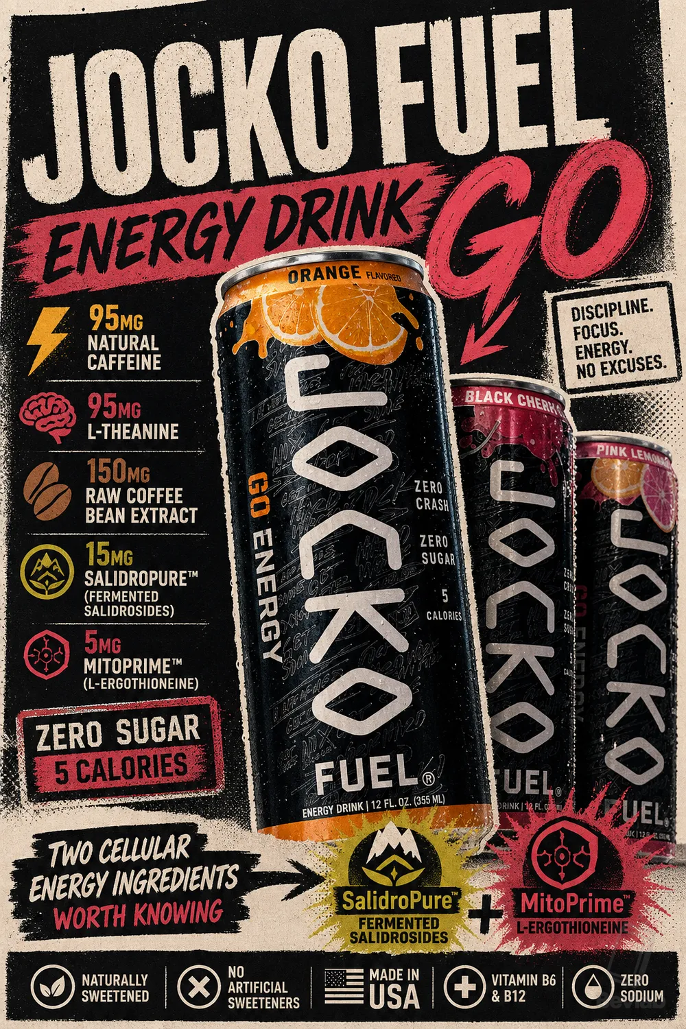 Jocko Fuel GO energy drink can