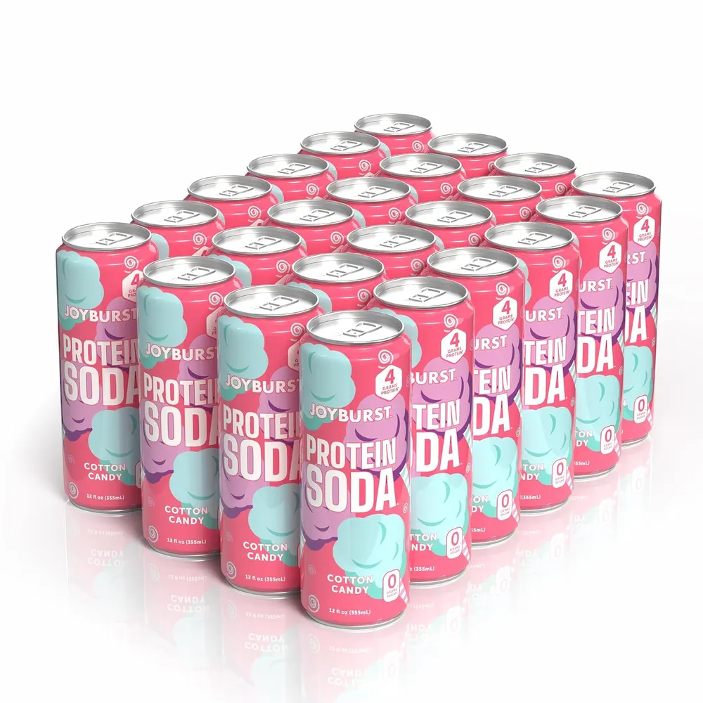 Protein Soda Drink joyburst protein soda cotton candy amazon 01