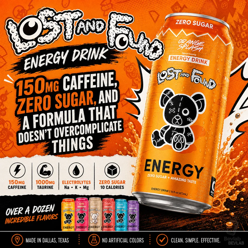 Lost And Found Energy Drink