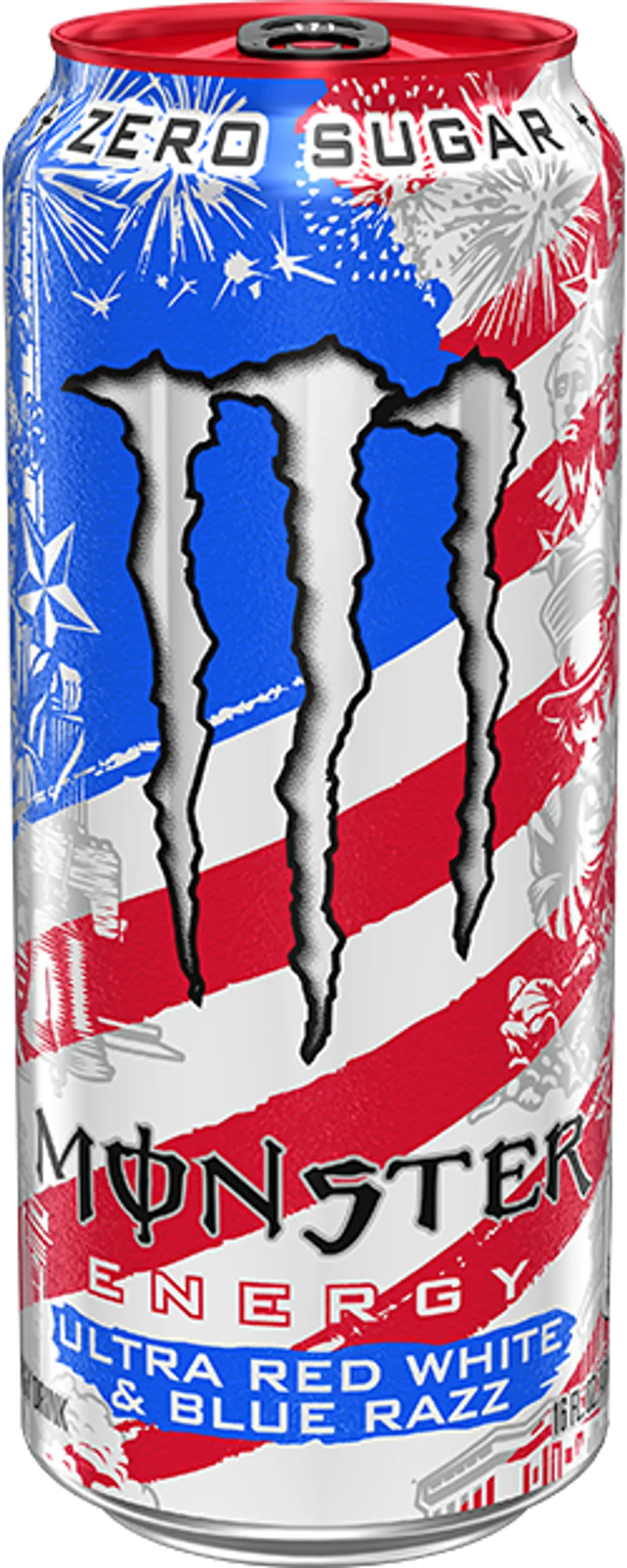 Monster Energy Launches Ultra Red White & Blue Razz and Juice Monster Strawberry Lemonade monster ultra red white blue razz can