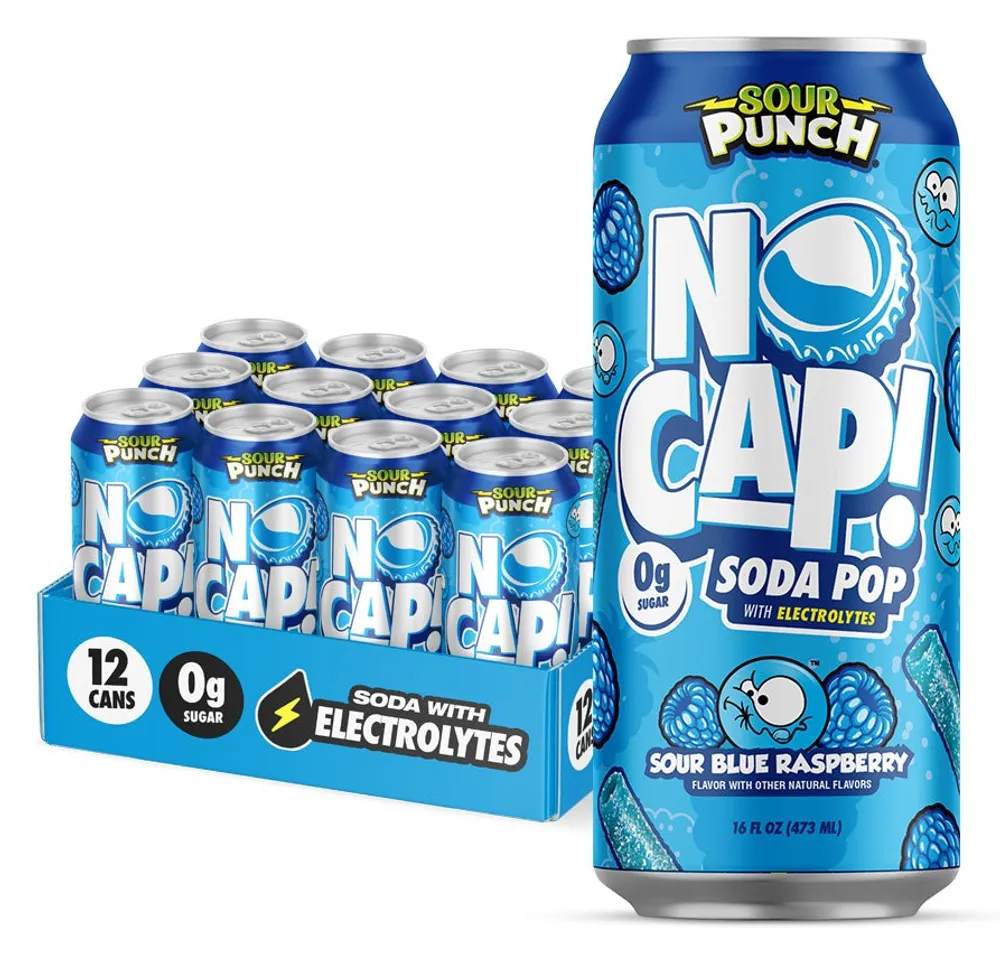 NO CAP! Soda Pop no cap soda pop sour punch blue raspberry