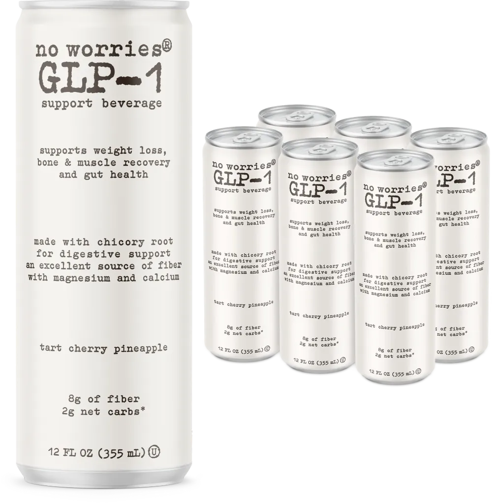 No Worries GLP-1 Support Beverage no worries glp 1 support beverage six pack