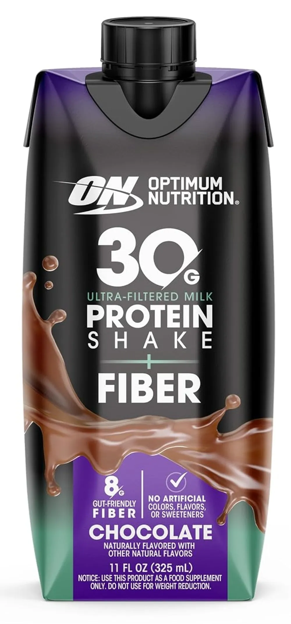 Optimum Nutrition Protein Shake + Fiber RTD optimum nutrition protein shake fiber chocolate amazon 07