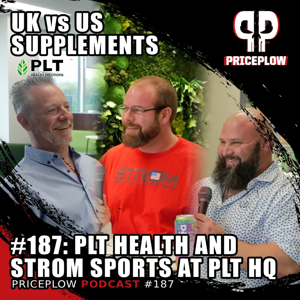 PricePlow Podcast Episode 187 featuring Strom Sports and PLT Health