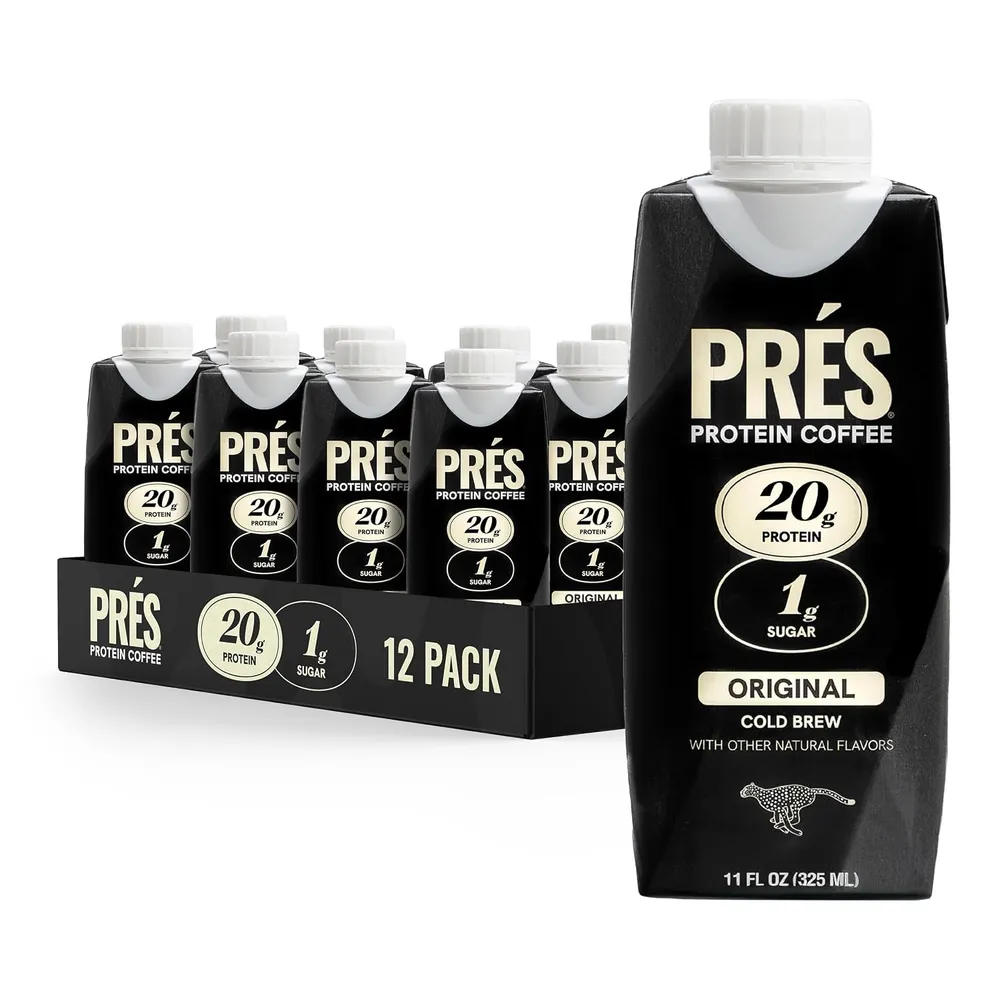 Prés Protein Coffee RTD pres protein coffee original cold brew 01