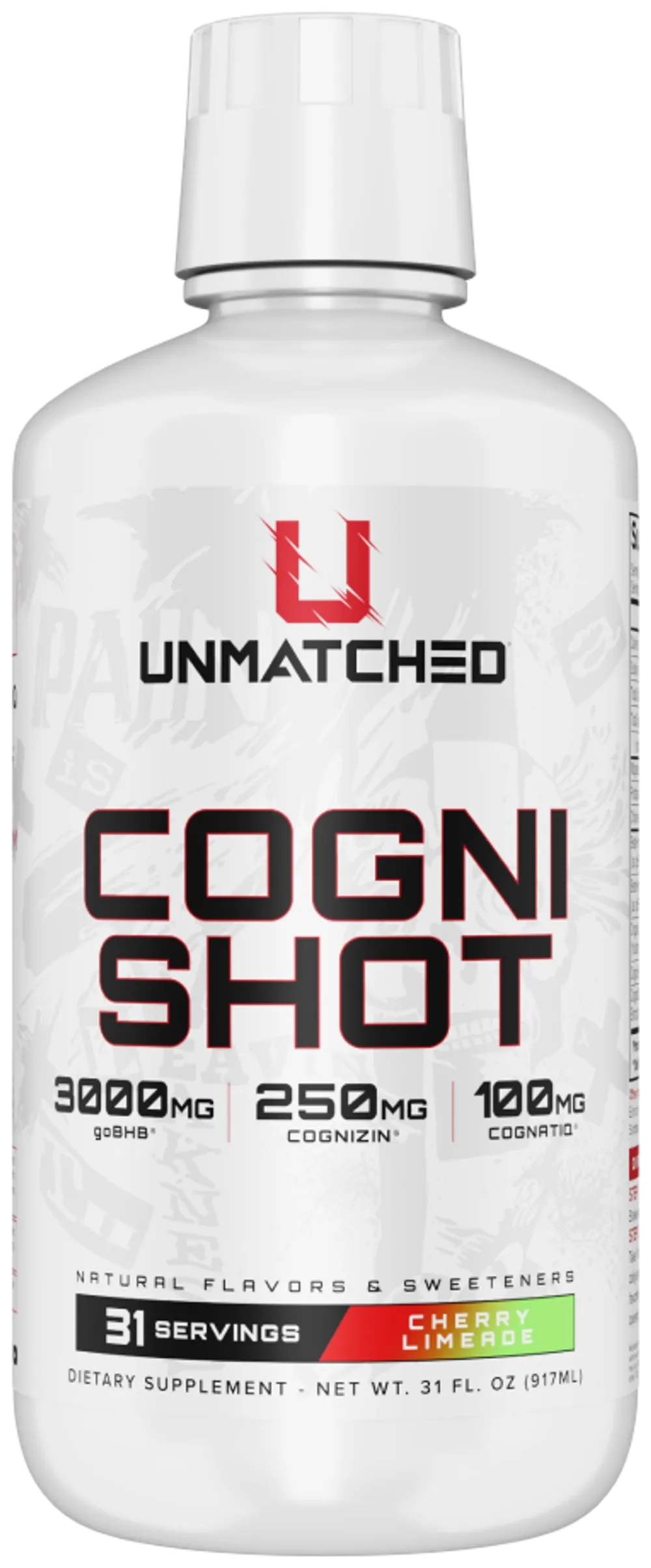 Unmatched Supps CogniShot 30mL liquid nootropic shot bottle