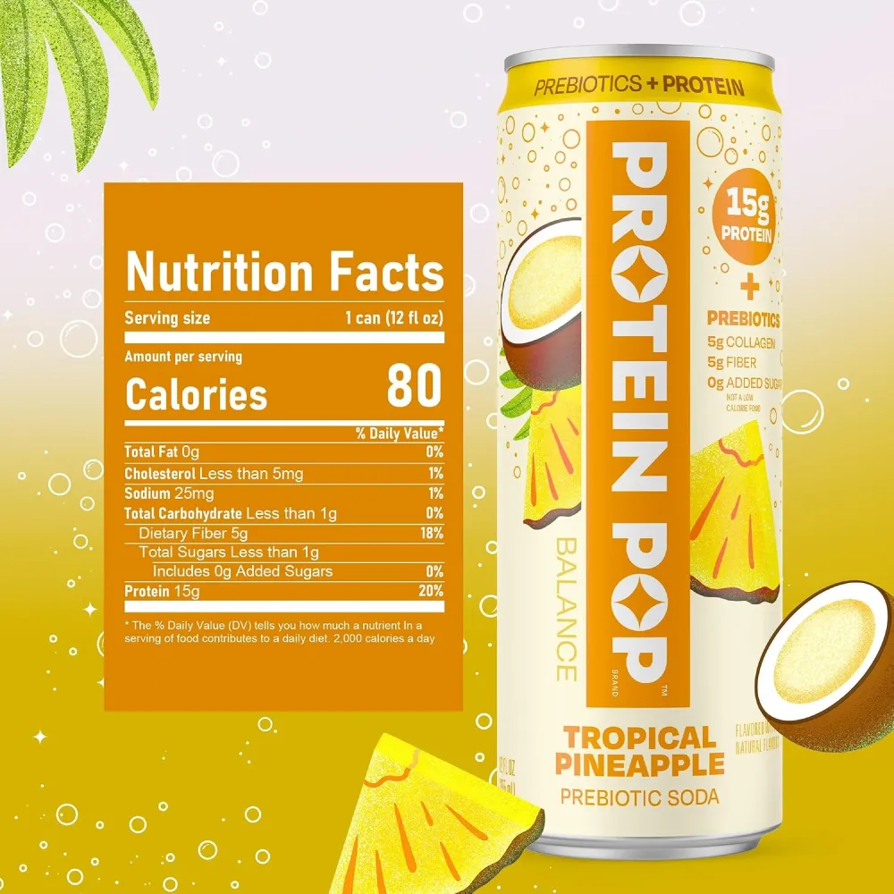 protein pop balance tropical pineapple nutrition presentation