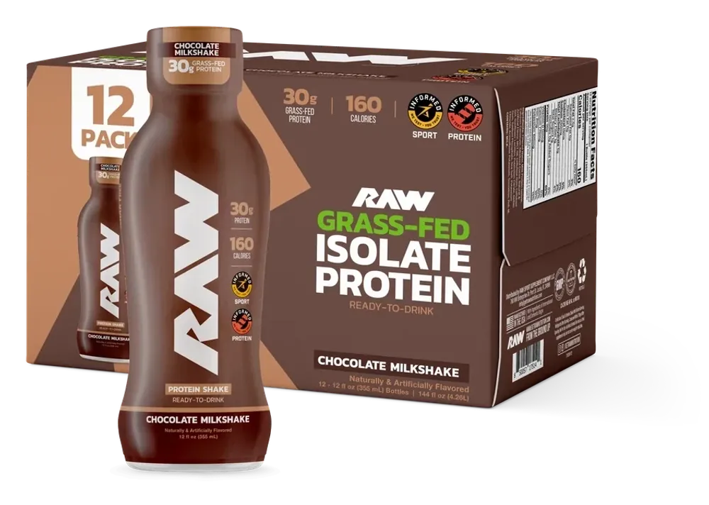 Raw Nutrition Protein Isolate Rtd Chocolate Milkshake