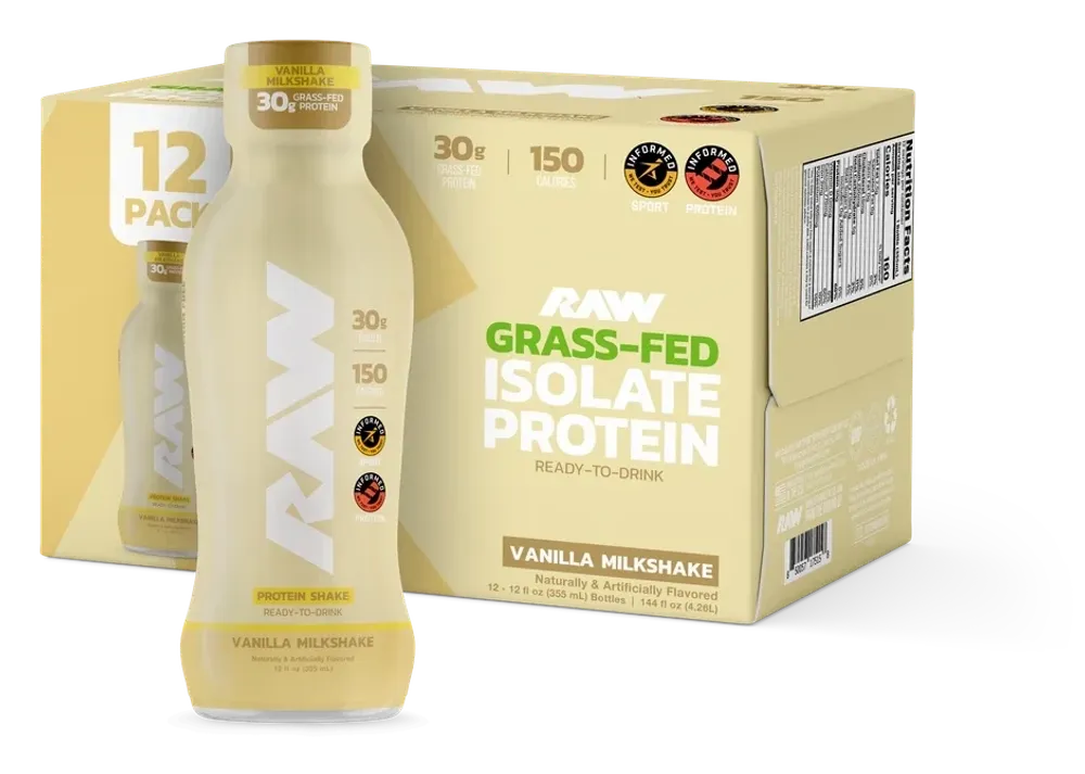 Raw Nutrition Protein Isolate Rtd Vanilla Milkshake
