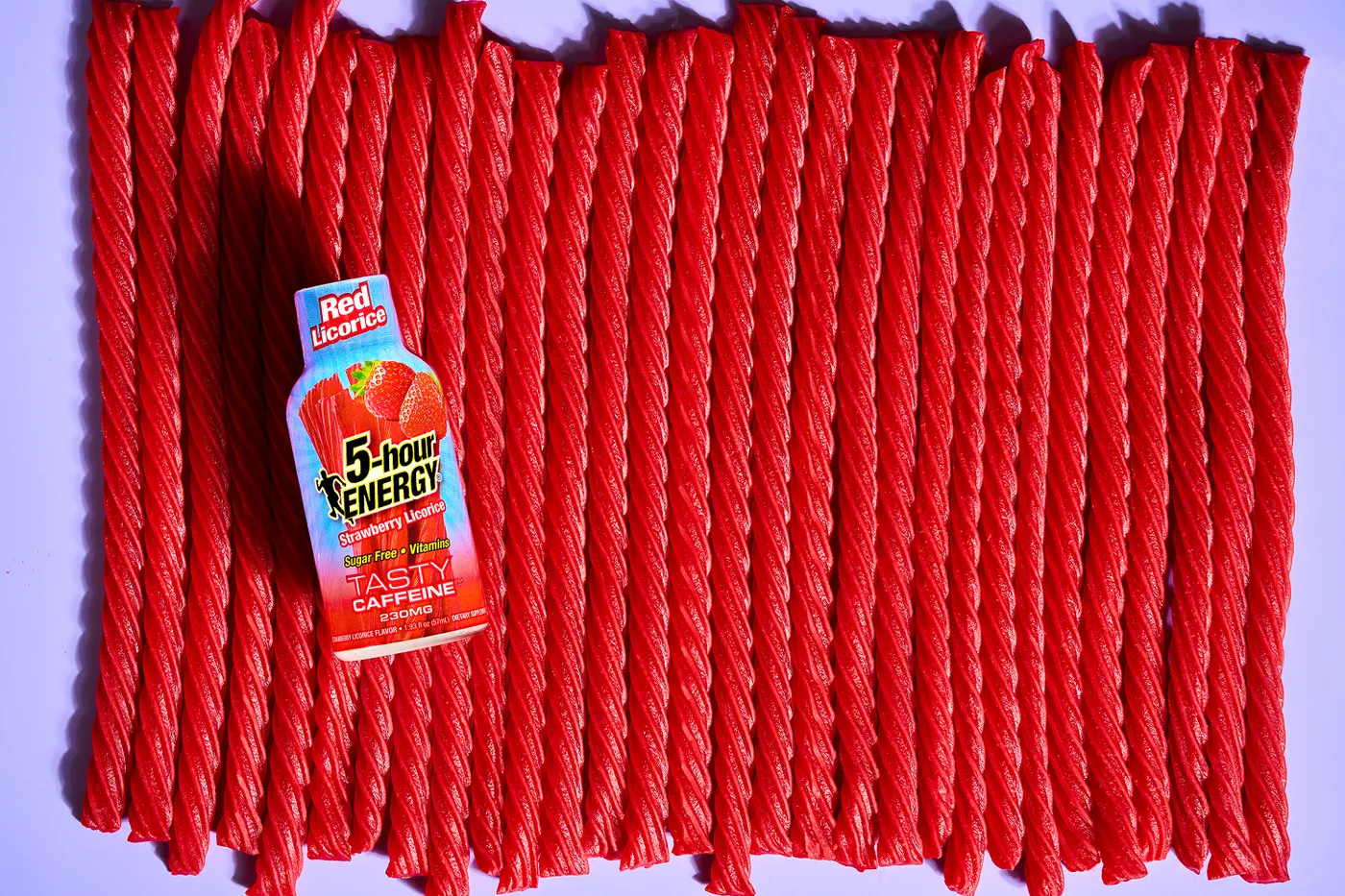 5-Hour Energy Extra Strength Red Licorice flavor promotional image