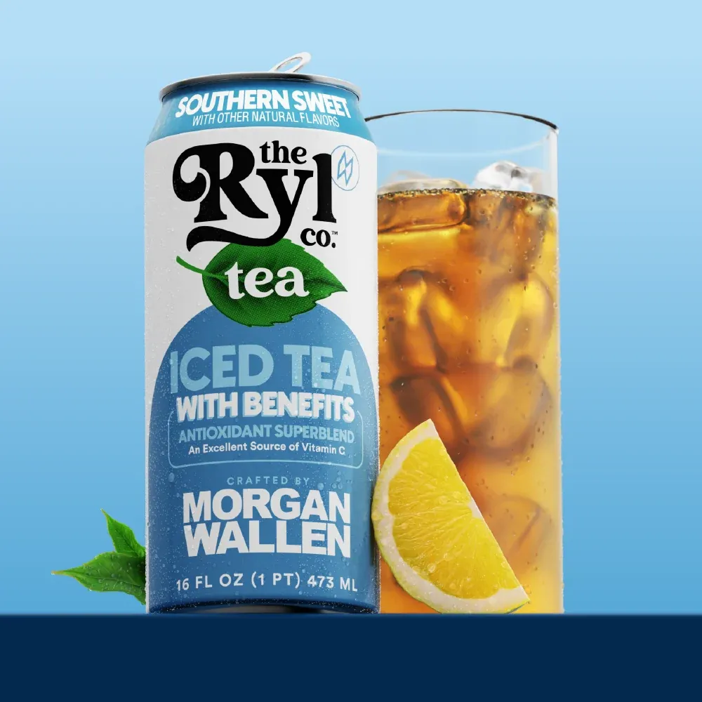 Ryl Iced Tea with Benefits ryl tea co iced tea benefits morgan wallen southern sweet