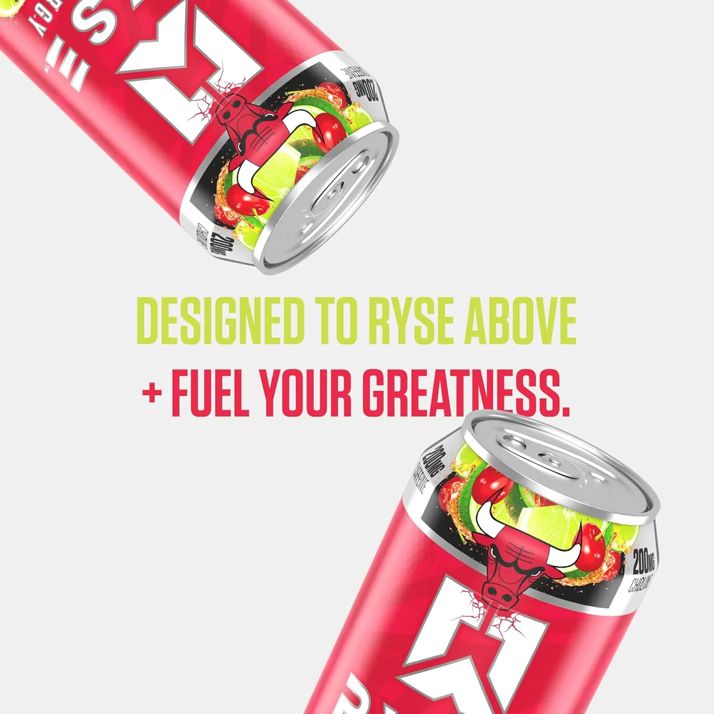 RYSE Fuel Energy Drink Fuel Your Greatness branding