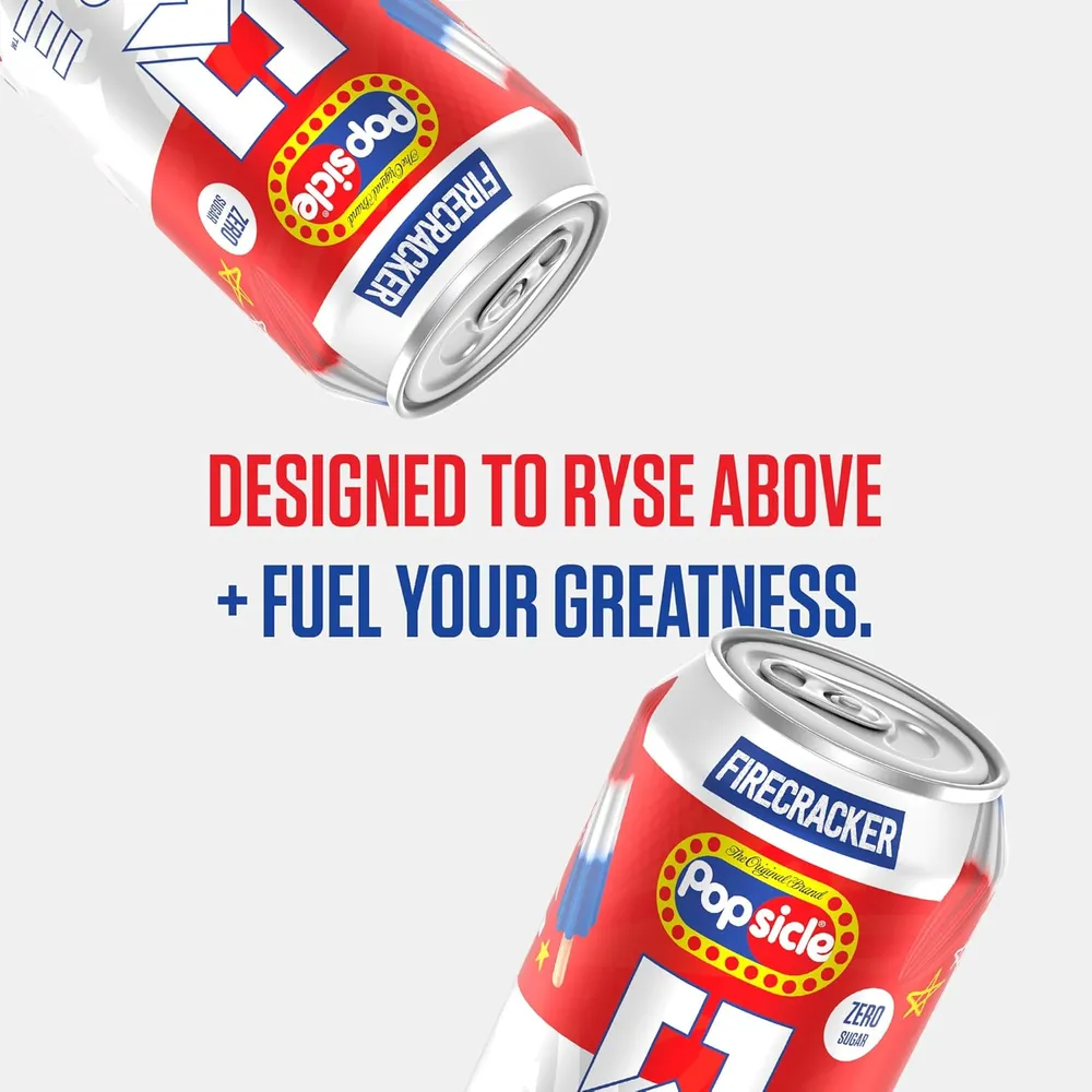 RYSE Fuel Popsicle Firecracker can showcasing the Firecracker branding and color scheme