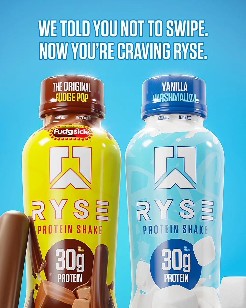 ryse protein shake rtd vertical