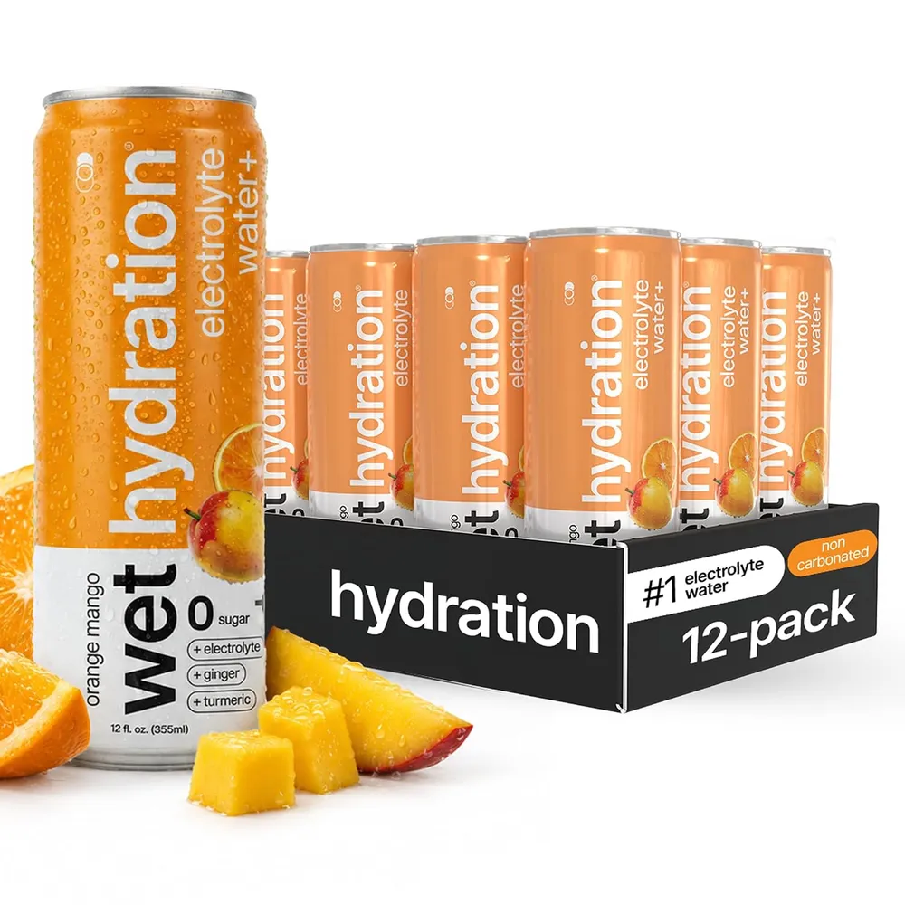 Wet Hydration Electrolyte Water wet hydration electrolyte orange mango alt