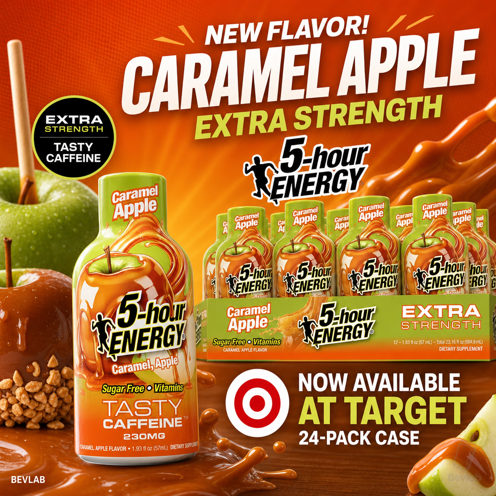 5-Hour Energy Extra Strength Caramel Apple Lands at Target