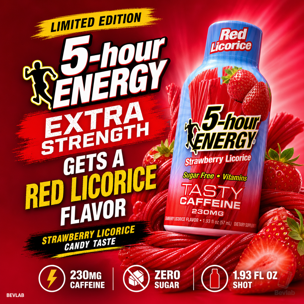 5-Hour Energy Extra Strength Gets a Red Licorice Flavor