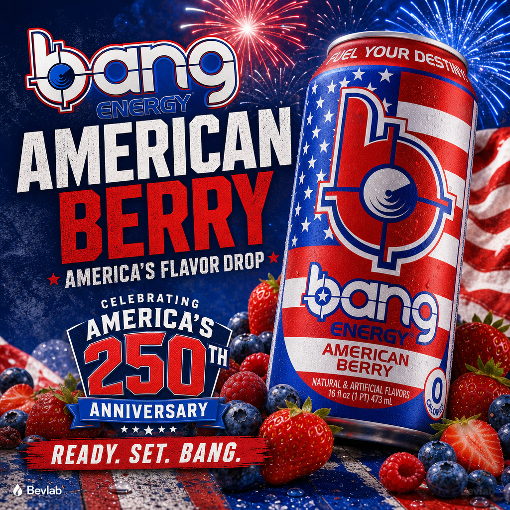 Bang Energy Drops American Berry for America's 250th