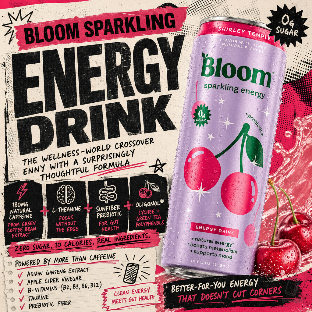 Bloom Sparkling Energy Drink