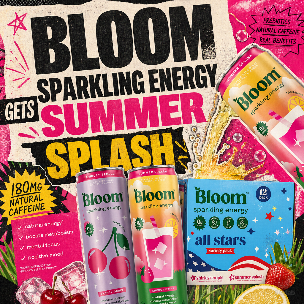 Bloom Sparkling Energy Gets Summer Splash