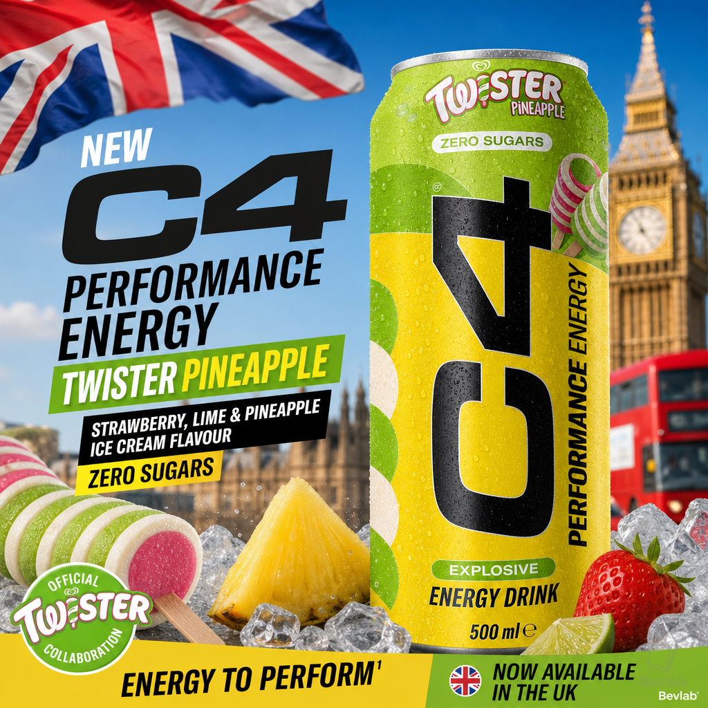 C4 Performance Energy Drops Twister Pineapple in Europe
