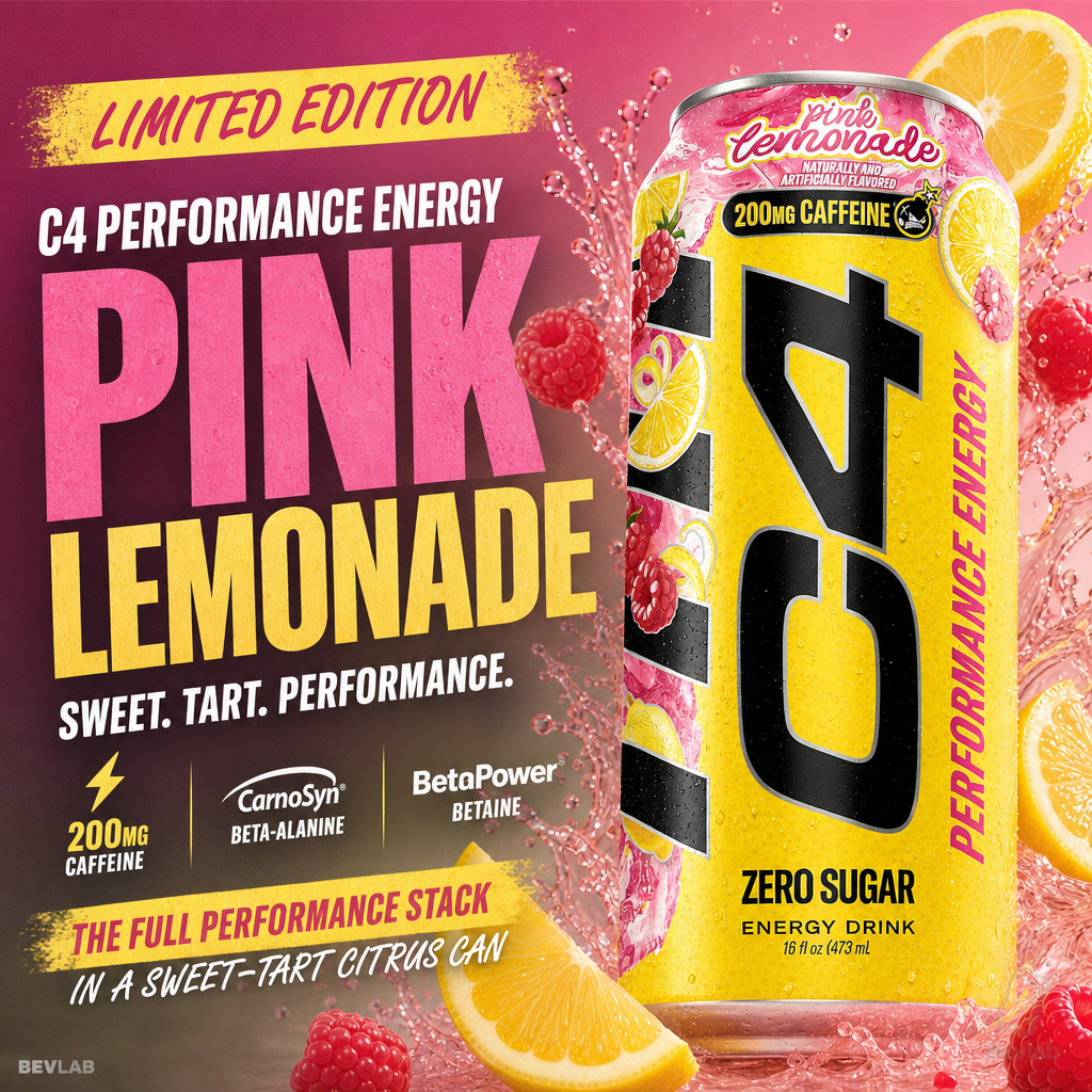 C4 Performance Energy Drops a Limited-Edition Pink Lemonade