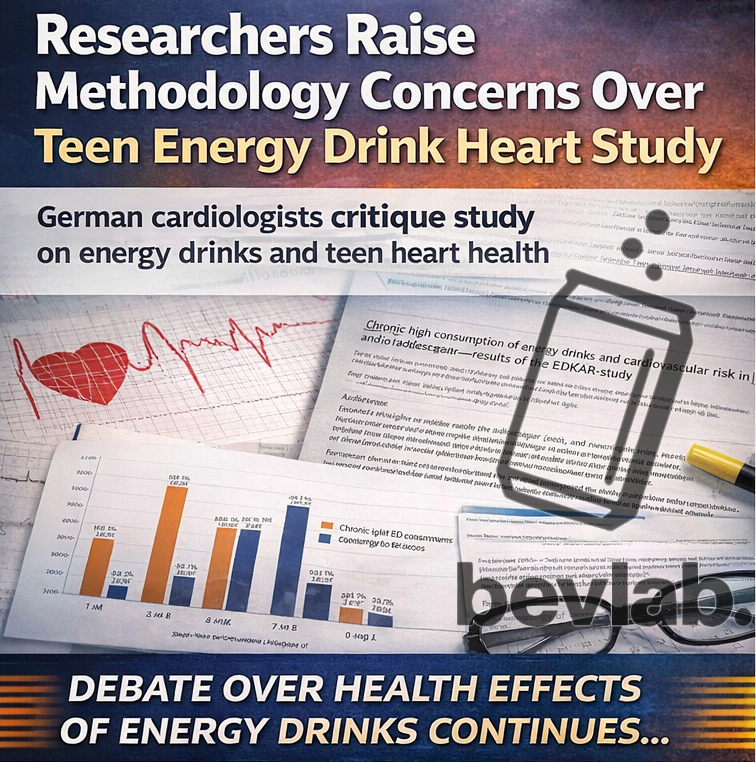 Researchers Raise Methodology Concerns Over Teen Energy Drink Heart Study