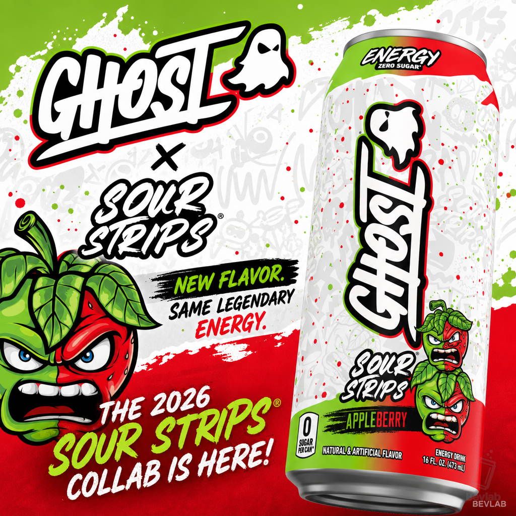 The 2026 Ghost Energy Sour Strips® Collab Comes in New Appleberry Flavor