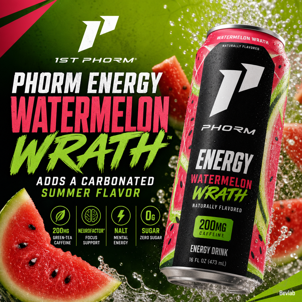 Phorm Energy Watermelon Wrath Adds a Carbonated Summer Flavor