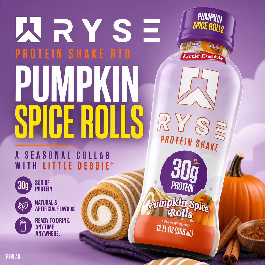 Little Debbie Pumpkin Spice Rolls Come to RYSE Protein Shake RTD