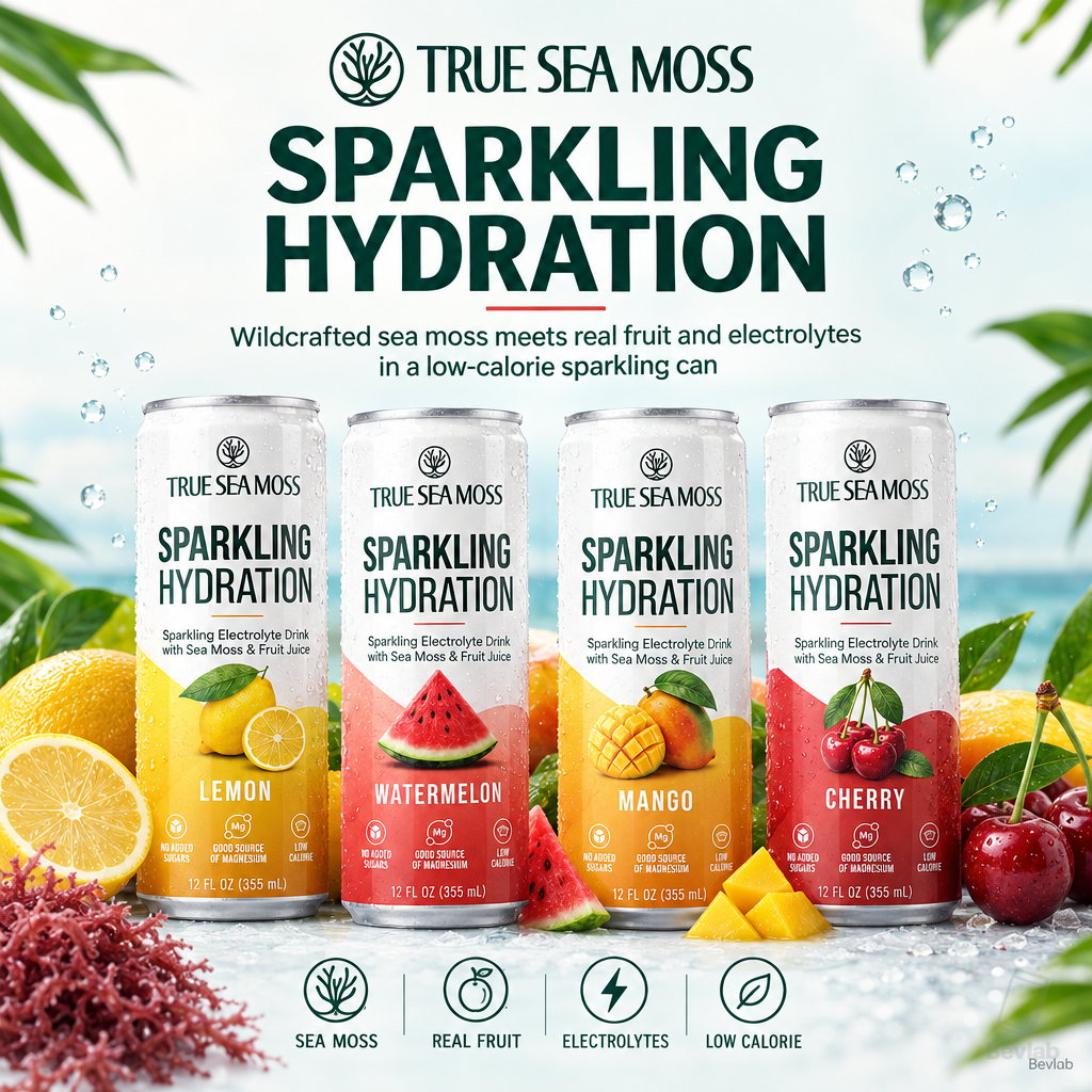 True Sea Moss Sparkling Hydration